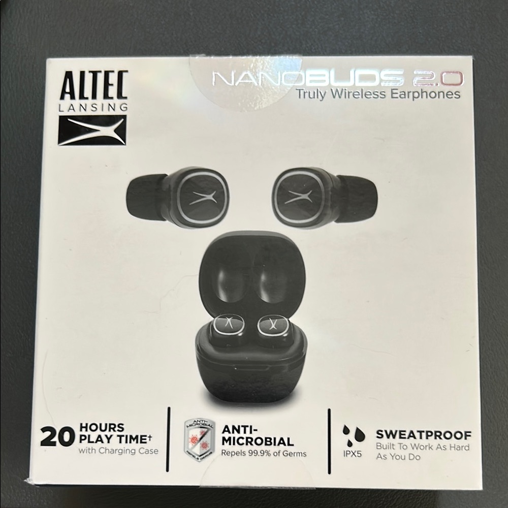 Altec Lansing NanoBuds 2.0 Wireless Earphones - Black